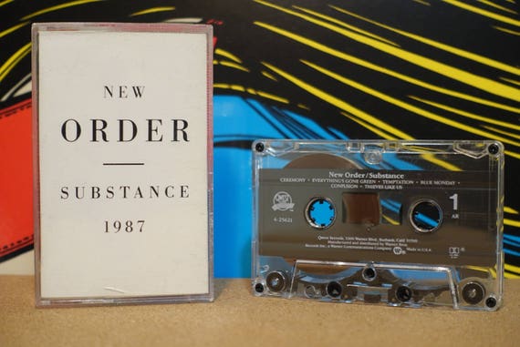 Substance by New Order Vintage Cassette Tape