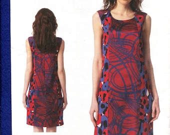 Vogue 1349 Donna Karan Princess Seam Shift Dress Pattern Size 16 to 22 UNCUT