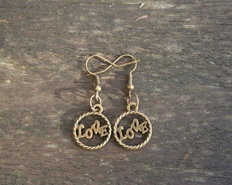 Bronze earrings, handmade by myself / Earrings, bronze