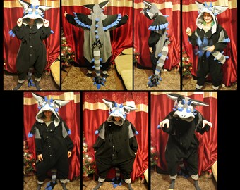 Custom fursona kigus and rompers onesies kigurumi