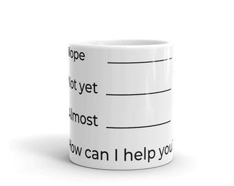 Funny Statement Mug - Coffee Caffeine Lover