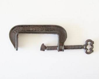 Vintage E. C. Stearns and Co. 3 Inch C Clamp Rustic Decor Art Deco