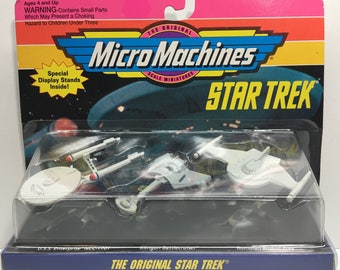 Galoob The Original Star Trek Micro Machines Scale Set Enterprise, ,