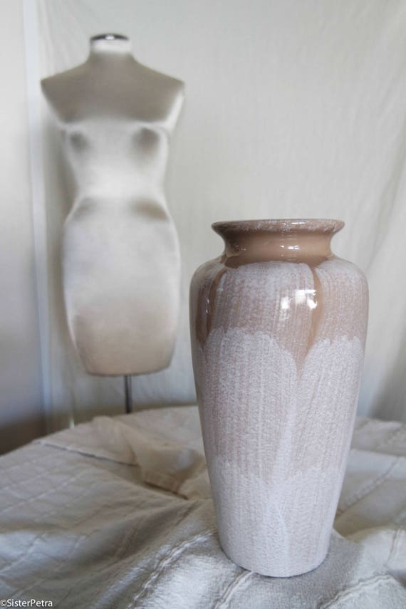 Taupe Brushed Vase