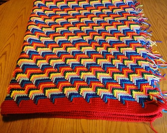Apache Tears Crocheted Blanket