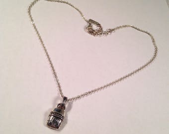 On Sale Napier Beautiful Silver Petite Pendant Necklace Hollywood Glam