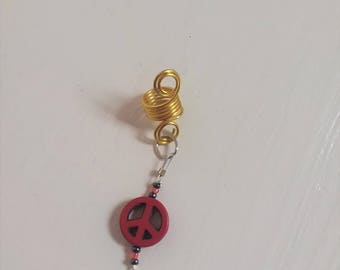 Dreadlock Beaded Charm Coil