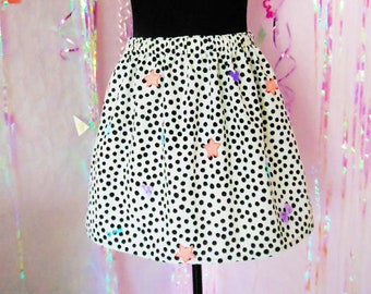 Fairy Kei, Harajuku Polka dot Cute skirt.