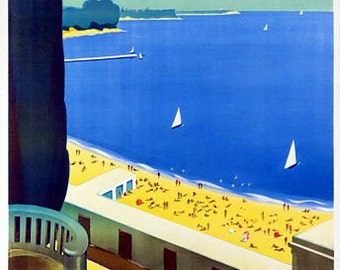 Vintage Varna Bulgaria Tourism Poster A3 Print