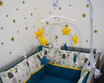 Musical mobile yellow green star