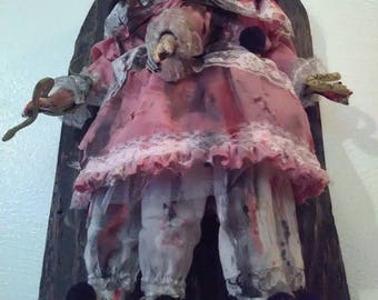 Conjoined Twins Zoimbie Clown Doll!