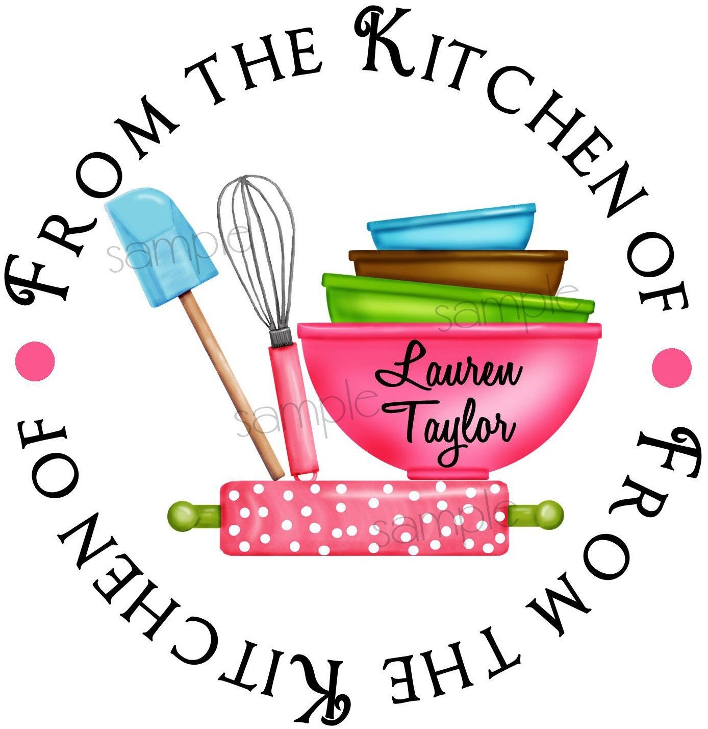 Kitchen Stickers Baking Labels Kitchen Supplies Rolling