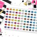 88 Credit Card Planner Stickers for Erin Condren Life Planner, Plum Paper, or Mambi Happy Planner || I5004