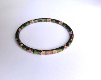 Black Cloisonné Bangle