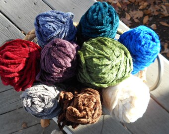Lion Brand Thick and Quick Chenille Yarn - discontinued