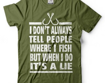 Funny fishing shirt | Etsy