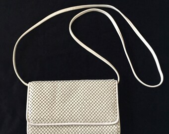 Beige Whiting and Davis Clutch