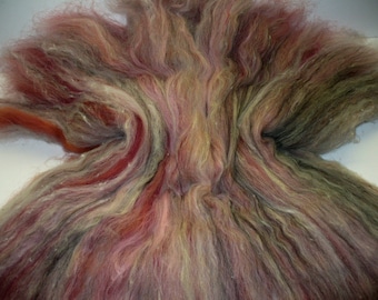 Multi Fibered Batt for Hand Spinning Yarn