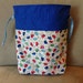 Sale! Hats and mittens - Knitting or Crochet Drawstring Project Bag