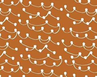 Lemmikki by Lotta Jansdotter for Windham Fabrics - 43085-1 - Mandarin - FQ - Fat Quarter - Cotton Quilt Fabric