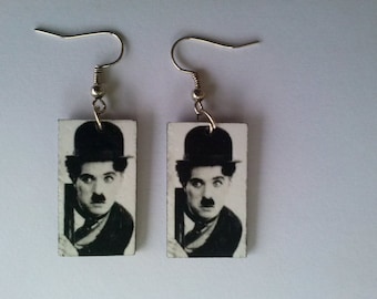 Charlie Chaplin Earrings