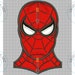 Spider Man Applique-Spider Man Portrait Head-Marvel-Super Hero-Comics- Machine Embroidery Designs - INSTANT DOWNLOAD