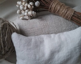 Antique French linen lavender sachet #1