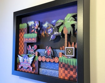 Sonic the Hedgehog 3D Shadoxbox Sega Genesis Mega Drive
