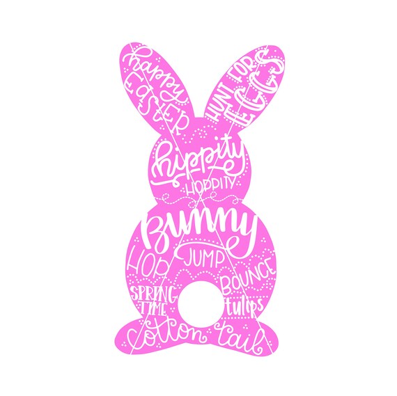 Easter Bunny SVG / Easter Cut file / SVG files for Cricut and