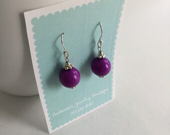 Mandi handmade sterling silver earrings