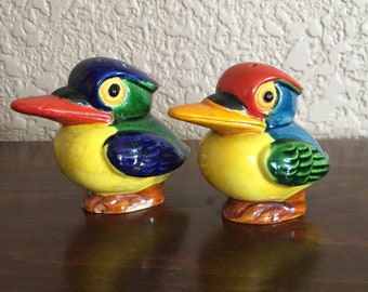 Vintage Kookaburra Salt and Pepper Shakers