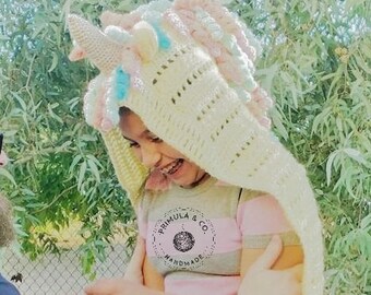 Unicorn Hooded Scarf