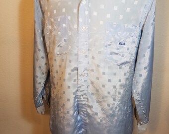 FREE SHIPPING Vintage 1950 Men Iridescent Shirt