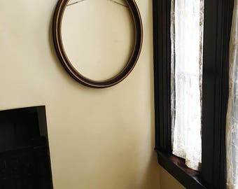 Wood Frame Wood Picture Frame Oval Frame Art Frame Wall Frame Vintage Frame Large Frame Photo Frame Mirror Frame Antique Frame Chalkboard
