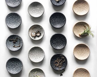 Stone Ring Dish / Jewelry Dish / Gifts For Her / Personalized / Wedding Gift / Bridesmaid Gift / Textured Dish