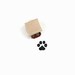 Mini Tiny Cat / Dog Paw Print Stamp | Cat Lady, Dog Lady Rubber Stamp by Creatiate