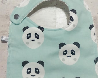 Bib 0-12 months panda pattern