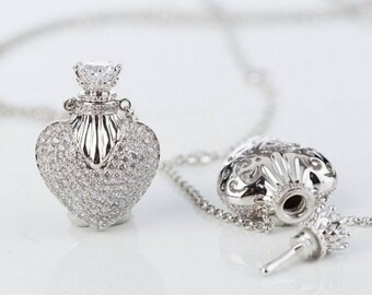 Perfume Pendant Necklace