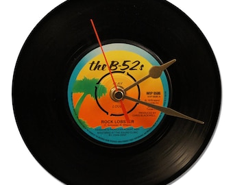THE B-52 Vinyl clock "S"Rock Lobster"45tours