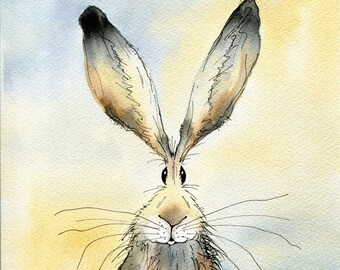 OFFER Two limited edition hare prints