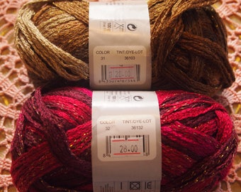 Katia Triana and Triana Lux novelty scarf yarn - SALE - only 5.99 USD