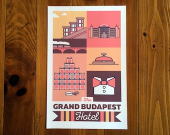 The Grand Budapest Hotel Poster Print