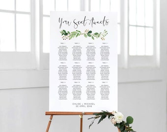 Wedding seating chart | Etsy