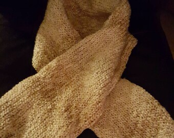 Beige long scarf