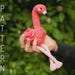 Floyd the Flamingo kawaii amigurumi crochet pattern chart