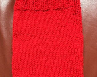 Ready to ship Ipad Cover Red Handknitted