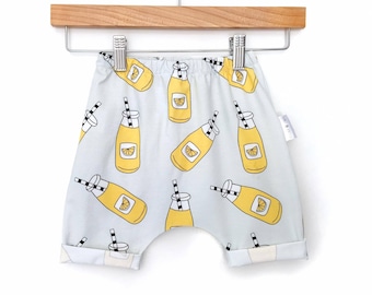 Harem shorts, boys harem shorts, boys shorts, baby boy shorts, toddler harem shorts, boys summer shorts, boys stretchy shorts, casual shorts