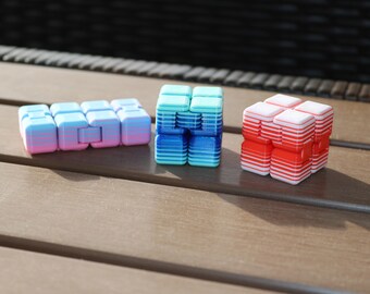Gradient Multicolor Fidget Cube - Infinity Cube - Focus Toy - Fidget Toy - Fidget Spinner