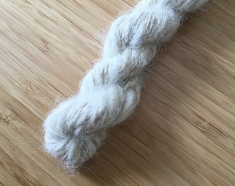 Alpaca Yarn 20yds Undyed Handspun