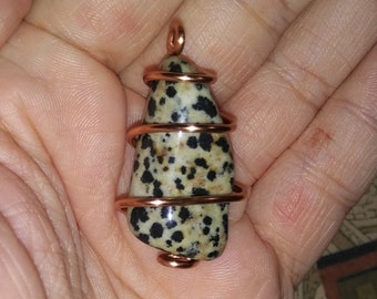Dalmatian Jasper pendant